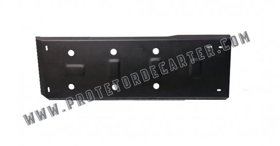 Protetor de aço para o tanque de combustível Hyundai Terracan
