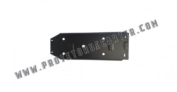 Protetor de aço para o tanque de combustível Mitsubishi L 200