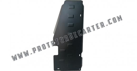 Protetor de aço para o tanque de combustível Nissan Navara D40