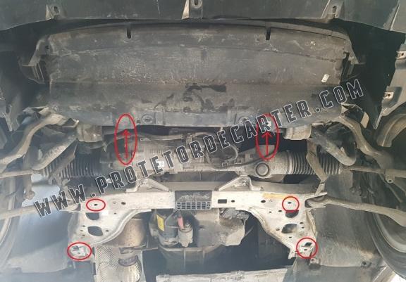 Protetor de Carter de aço BMW Seria 1 E81;E87;E82