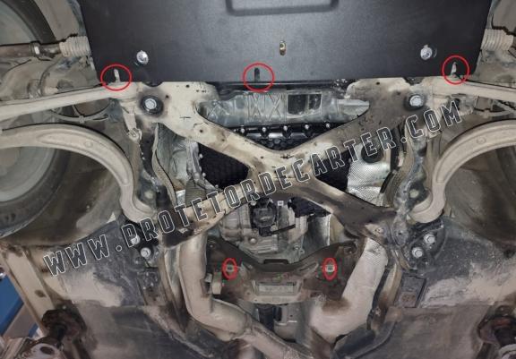  Protetor de caixa de velocidades de aço  Audi A4 B9