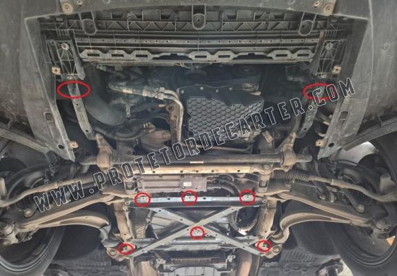 Protetor de Carter de aço Porsche Macan