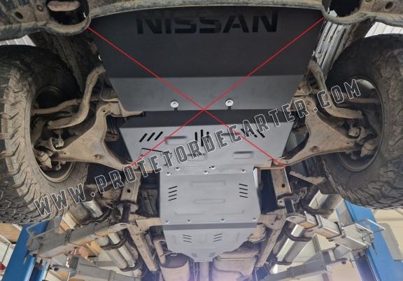  Protetor de caixa de velocidades de alumínio Nissan Navara
