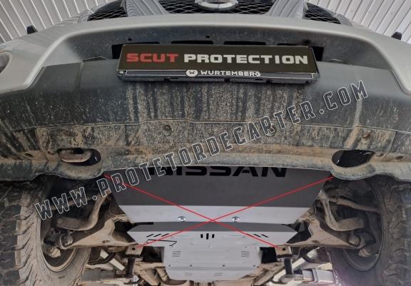  Protetor de caixa de velocidades de alumínio Nissan Navara