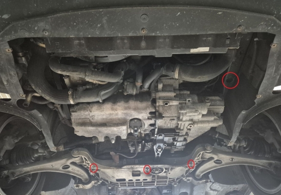 Protetor de Carter de aço Volkswagen Sharan - Webasto