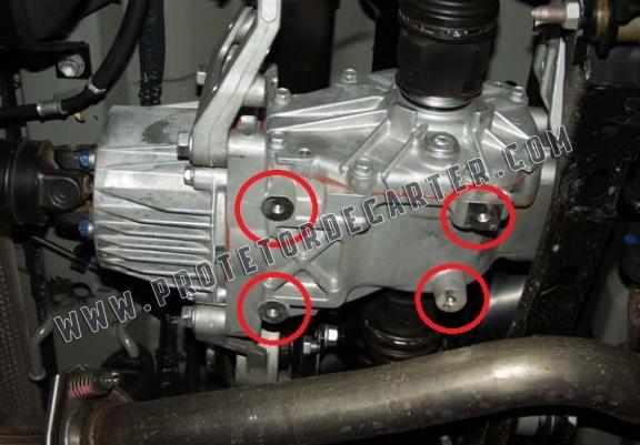 Protetor diferencial de alumínio Toyota Rav4