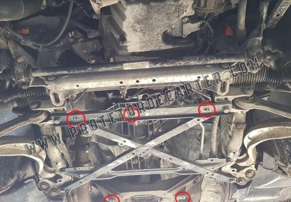  Protetor de caixa de velocidades de aço  Audi A5