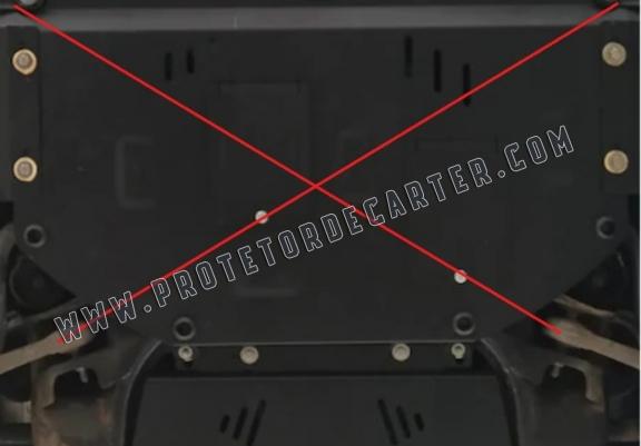  Protetor de caixa de velocidades automática de aço  Audi A4 B5