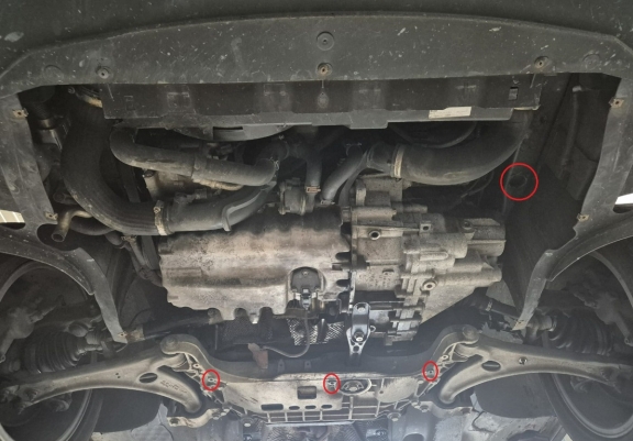 Protetor de Carter de aço Volkswagen Sharan