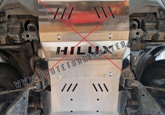 Protetor de Carter de alumínio Toyota Hilux Invincible