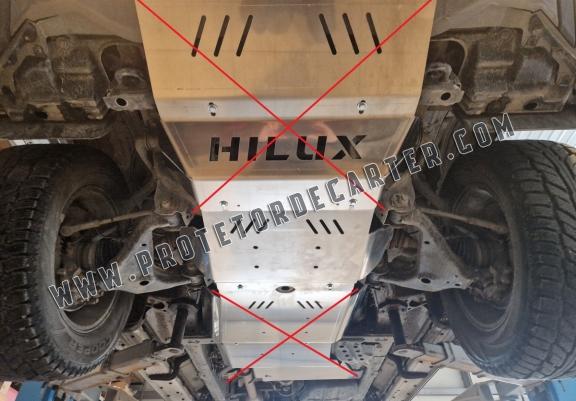 Protetor de Carter de alumínio Toyota Hilux Invincible