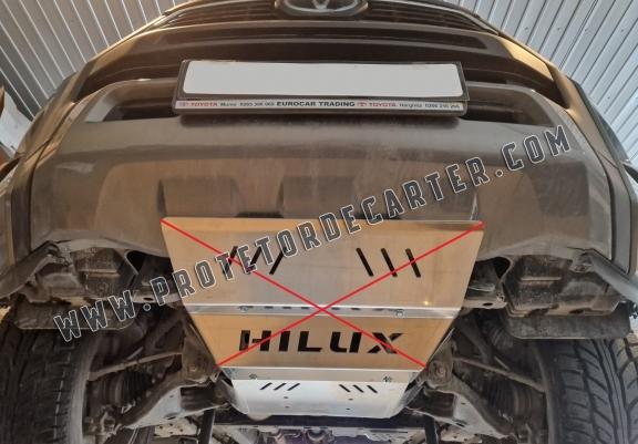 Protetor de Carter de alumínio Toyota Hilux Invincible