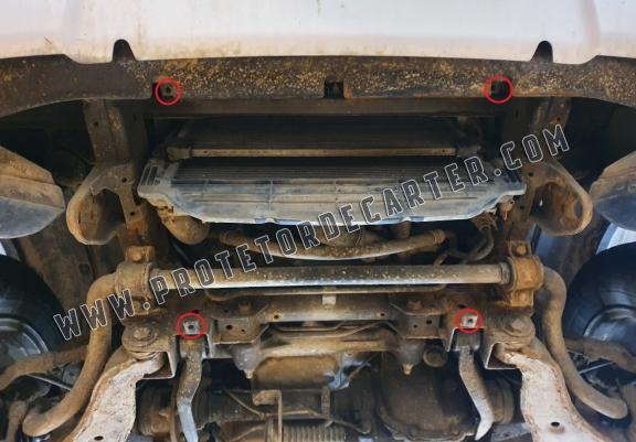 Protetor de aço para radiador Fiat Fullback