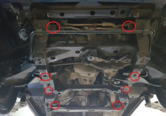  Protetor de caixa de velocidades de aço  Daihatsu Terios