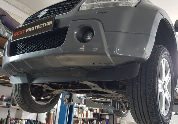 Protetor de aço para caixa de velocidades e caixa de transferência Suzuki Grand Vitara 2