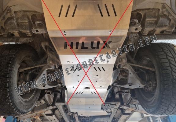 Protetor diferencial de alumínio Toyota Hilux Invincible