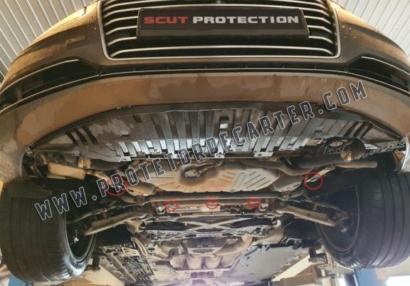  Protetor de caixa de velocidades de aço Audi A8