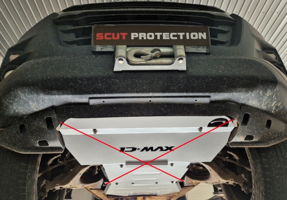  Protetor de caixa de velocidades de aço Isuzu D-Max