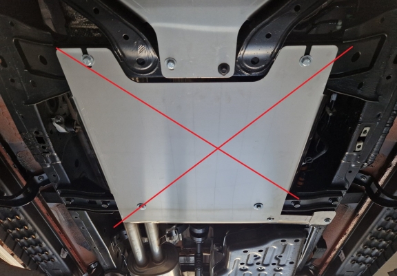 Protetor para o filtro de combustível Ford Ranger Raptor - Alumínio 