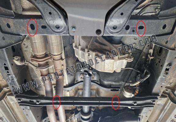 Protetor  para caixa de transferência Ford Ranger Raptor- Alumínio