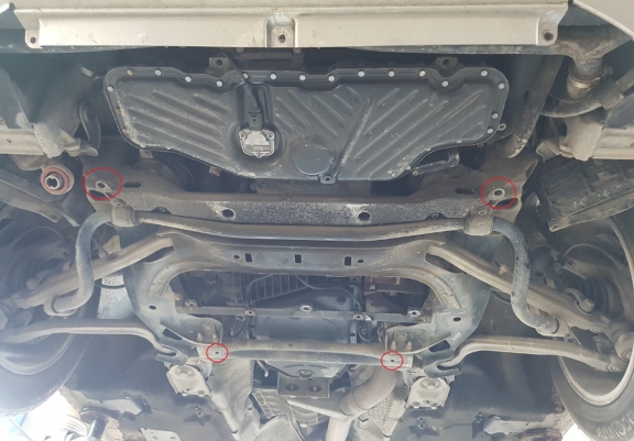 Protetor de Carter de aço Audi A8