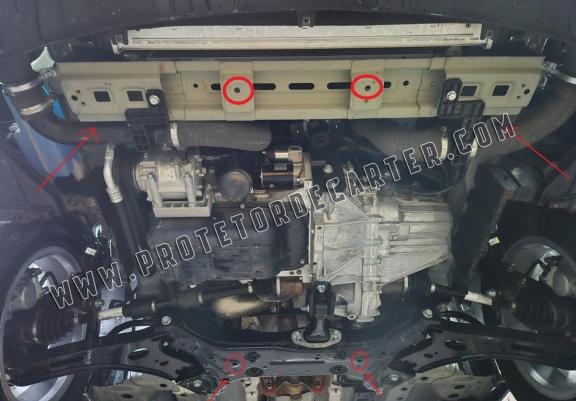 Protetor de Carter de aço Baic Beijing X3