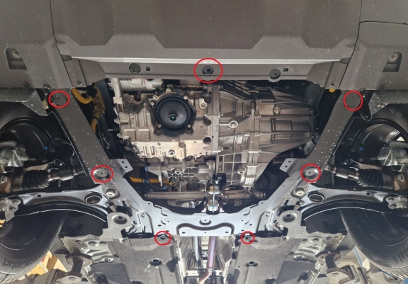 Protetor de Carter de alumínio Dacia Duster - 4x2 +4x4