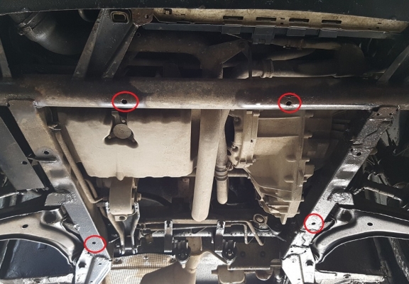 Protetor de Carter de aço Mercedes Vito