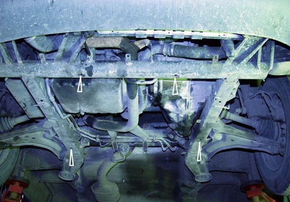 Protetor de Carter de aço Mercedes Vito