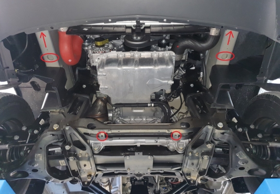 Protetor de Carter de aço Mercedes Sprinter 907 4x4