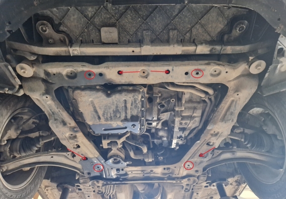 Protetor de Carter de aço Nissan Qashqai J10