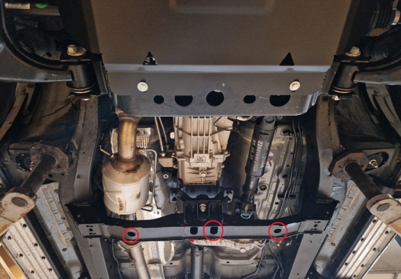  Protetor de caixa de velocidades de aço Jac T8