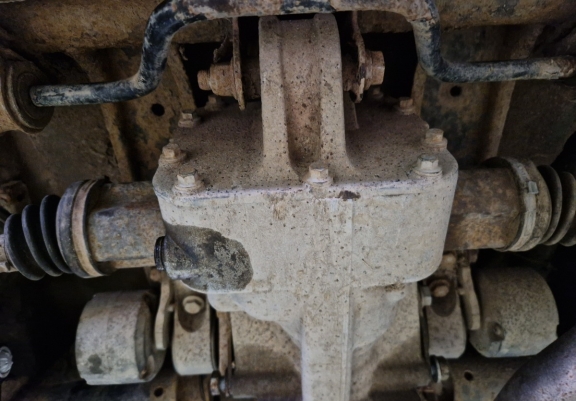  Protetor diferencial de aço Fiat Panda 4x4