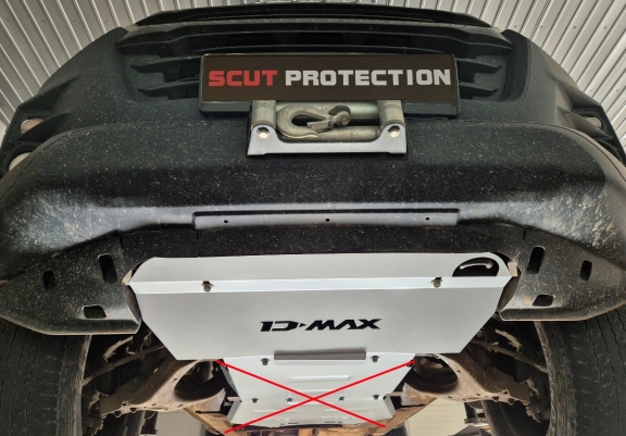 Protetor de aço para radiador Isuzu D-Max