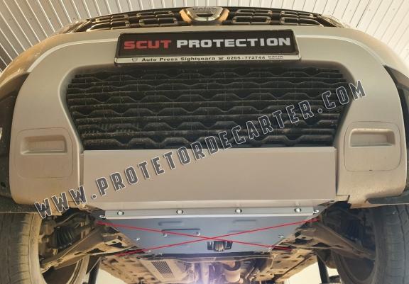 Protetor de aço para o pára-choque dianteiro Dacia Duster