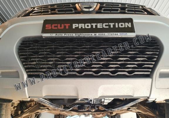 Protetor de aço para o pára-choque dianteiro Dacia Duster