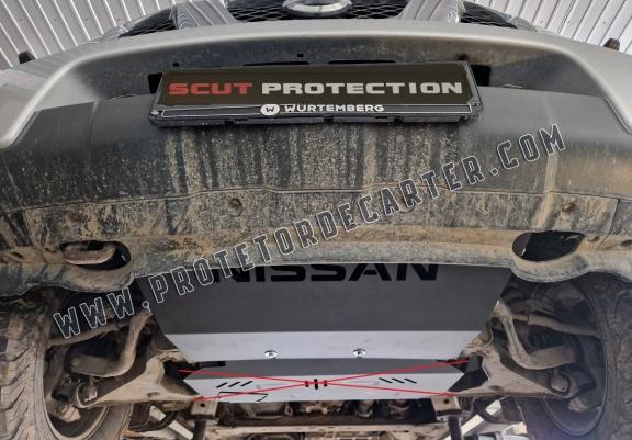 Protetor de aço para radiador Nissan Navara D40