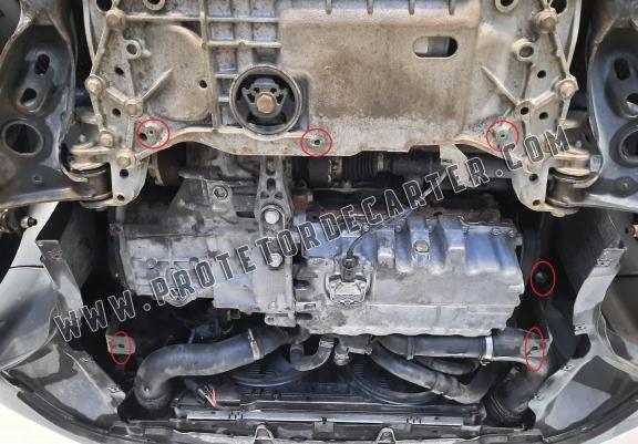 Protetor de Carter de alumínio Seat Leon Mk2