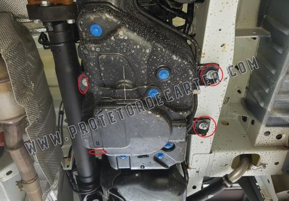 Protetor de aço tanque AdBlue Ford Transit