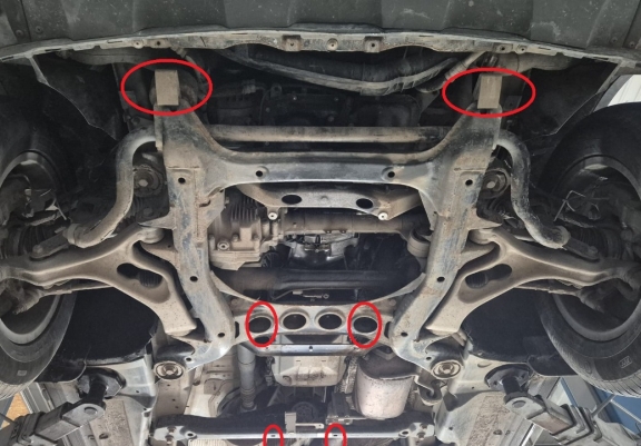 Protetor de Carter de aço VW Touareg 7P