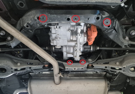 Protetor diferencial de alumínio Toyota Rav4