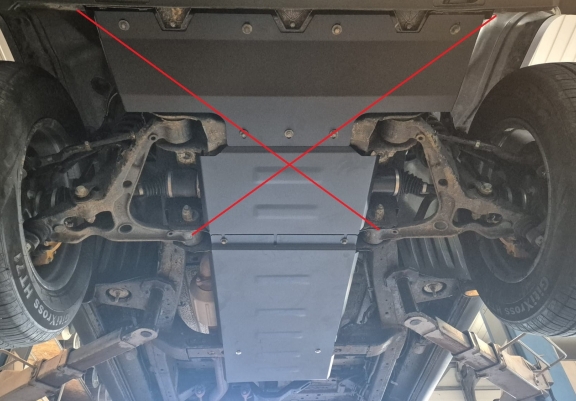  Protetor de caixa de velocidades de aço Baic Beijing BJ40
