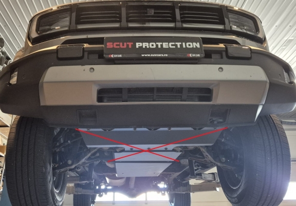 Protetor de caixa de velocidades de aço Baic Beijing BJ40