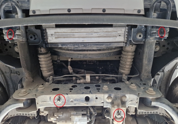 Protetor de alumínio para radiador Volkswagen Amarok