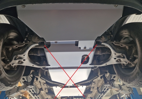 Protetor de alumínio para radiador Volkswagen Amarok