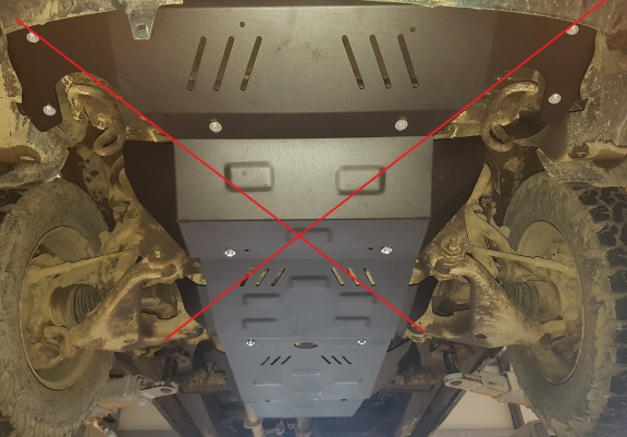  Protetor diferencial de aço  Toyota Hilux