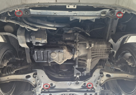Protetor de Carter de aço Ford Transit Connect