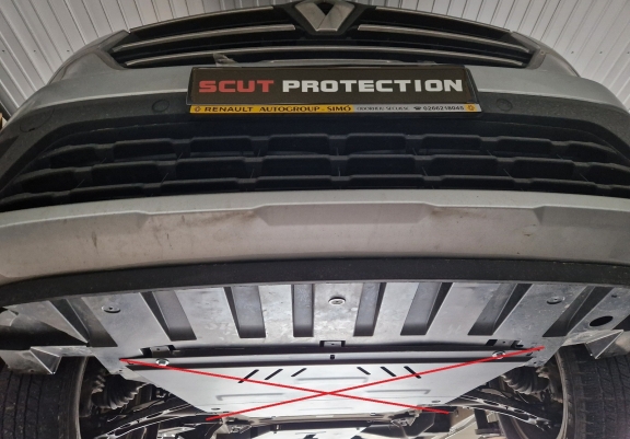 Protetor de conversor catalítico/cat lock Renault Trafic