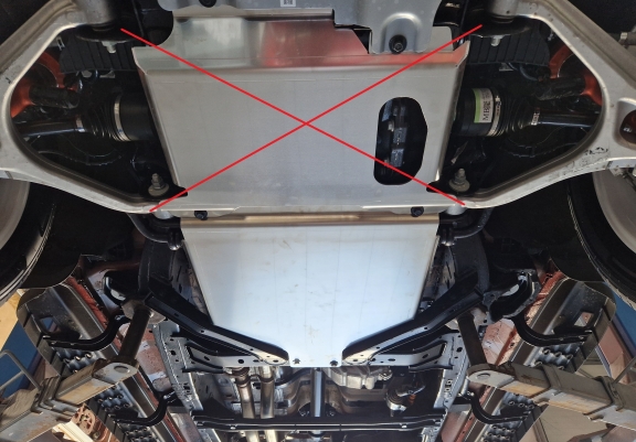 Protetor de caixa de velocidades de alumínio Volkswagen Amarok