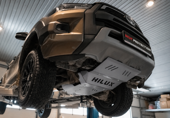 Protetor de alumínio para radiador Toyota Hilux Revo